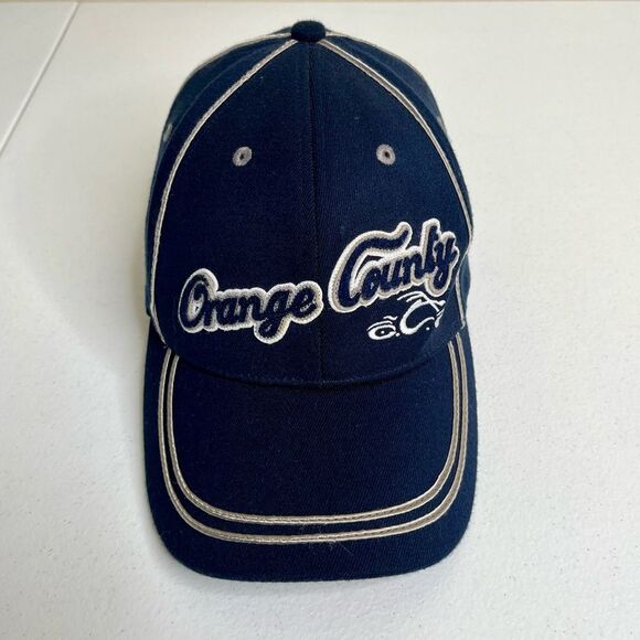 Vintage Bio-Domes Headgear Orange County Choppers Navy Wool Blend One Size Hat - Picture 13 of 13